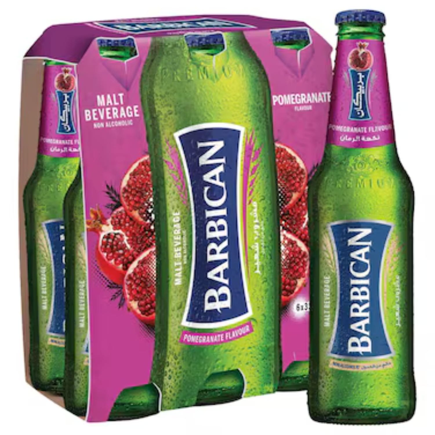 0a632855a08daef5c02c62250feb5844 (1) Barbican Non Alcoholic Malt Beverage Pomegranate 325 ml 6 x 4 - Image 1