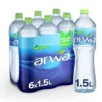 Arwa Water 1.5L x 6 | Pure Bottled Drinking Water Pack | Mubarak Souq
