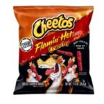 Cheetos Flamin Hot Crunchy 44 Pack | 35.4g Spicy Corn Snacks