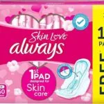 Always Pads Maxi Thick Skin Love Cottony Soft Large 50 Sanitary Pads x 1