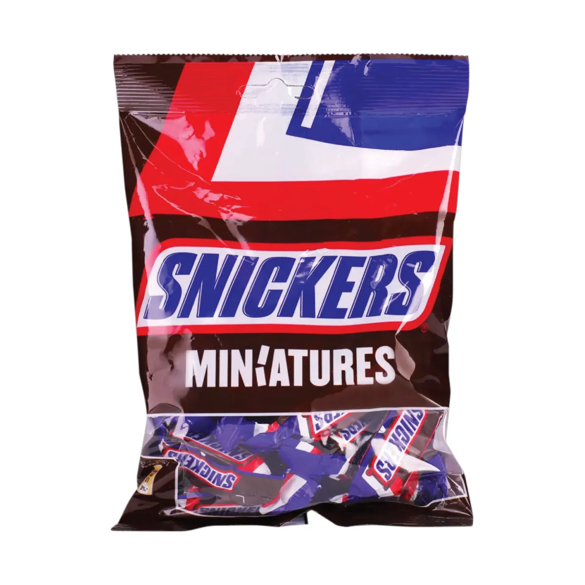 2c63ce704108431fc0447d8f1025d59b Snickers Miniatures Chocolate Mini Bars Pouch 150 GR - Image 1