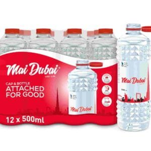 Drinking Water Online TRD. in UAE Mai Dubai Water 500ML x 12 | Low Sodium Bottled Drinking Water | Mubarak Souq