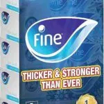 Fine Facial Tissue Boxes, 5 Packs of 130 Sheets x 2 Ply x 30 boxes
