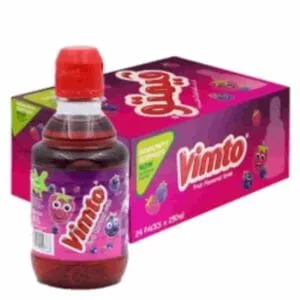 Vimto Red Fruit Drink 250ML x 24 | Fruity Soft Drink Pack | Mubarak Souq