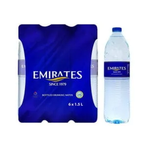 Emirates Natural Water 1.5L x 6 | Bottled Drinking Water Pack | Mubarak Souq