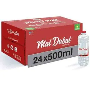 Mai Dubai Water 500ML x 24 | Low Sodium Bottled Water Pack | Mubarak Souq