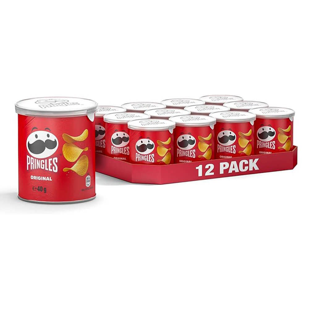 696c118c399b62f6594fbc7aa3679bed Pringles Red Original Chips 40 g x 12 pcs - Image 1
