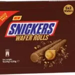 Snickers Chocolate wafer rolls 5 x 24 g (pack of 2)