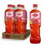 Star Pomegranate Juice - 1 Ltr x 6