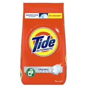 Tide Powder Laundry Detergent Blue Original Scent 7kg x 3 | Powerful Cleaning | Mubarak Souq