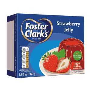 Foster Clark’s Strawberry Jelly 80G x 144 | Dessert Jelly Pack | Mubarak Souq