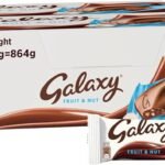 Galaxy Milk Chocolate with Fruit And Nut, Pack of 24 x 36g Bars