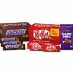 Snickers 40 g x 24 Pcs + KitKat 20.7 g x 36 Pcs + 1 Free Cadbury Dairy Milk 180