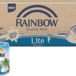 Rainbow Lite Vitamin D Evaporated Liquid Milk 170g x 48