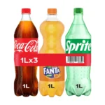 Coca Cola/ Sprite/ Fanta Value Pack 3 x 1 Litre