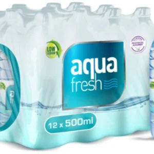 Aqua Fresh Water 500ML x 12 | Bottled Drinking Water Pack | Mubarak Souq