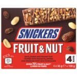 snickers Fruit & Nut Chocolate Bar - 32g x 4 (English)