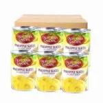 California Garden Canned Pineapple Slices In Light Syrup, 24 x 565 gm