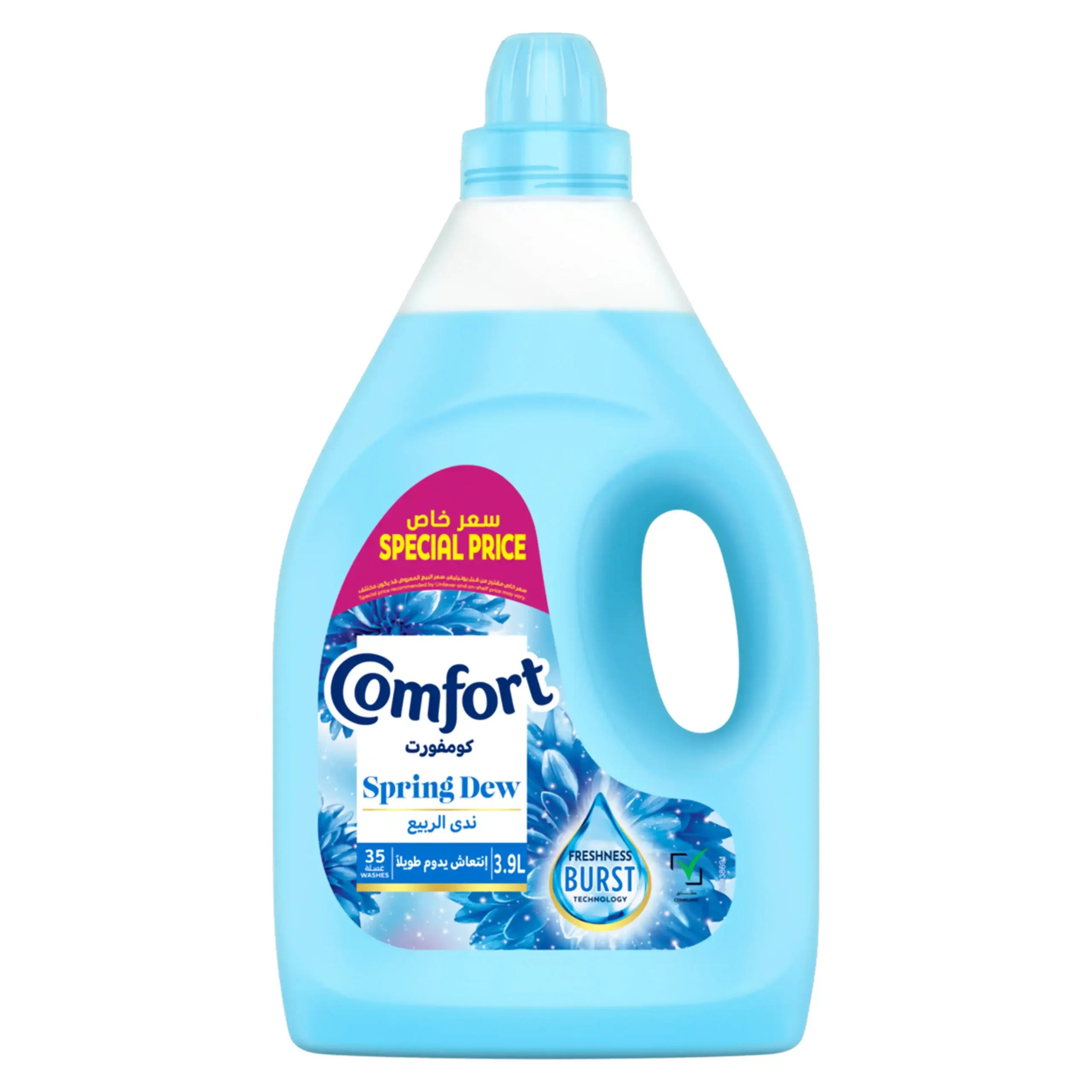 Comfort Fabric Softener Spring Dew 3.9 Comfort Fabric Softener Spring Dew 3.9 L - Image 1