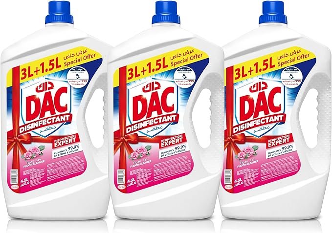 Dac Disinfectant Floral 3 X 4.5 l dac-disinfectant-floral-3-x-4-5-l