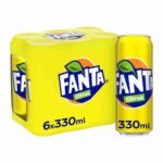 Fanta Soft Drink Citrus Can 4x6x330 ml