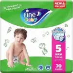 Fine Baby Diapers 5, Maxi Diapers 11-18 kg, 70 Diapers