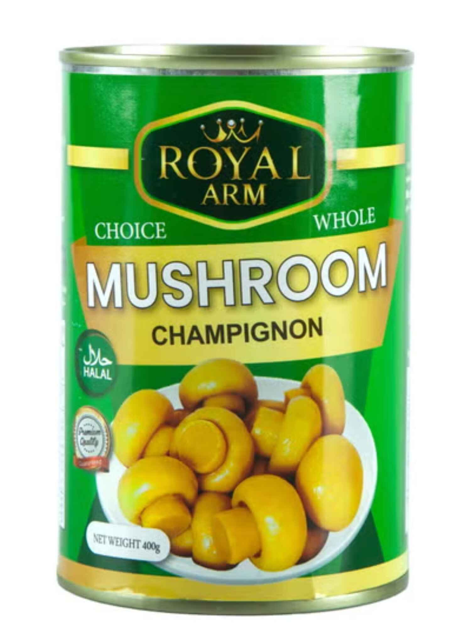 Royal Arm Mushrooms Whole 400 g (1) Royal Arm Mushrooms Whole 400 g - Image 1