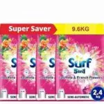 SURF Fabric Solution Wash Washing Powder, Jasmine & French Flowers, effective clean with 5 in 1 benefits, 2.