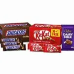 Snickers 40 g x 24 Pcs + KitKat 20.7 g x 36 Pcs + 1 Free Cadbury Dairy Milk 180 g Combo Offer
