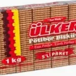 Ulker Petit Beurre Biscuits 1kg x 6 Original Turkish Tea Biscuits