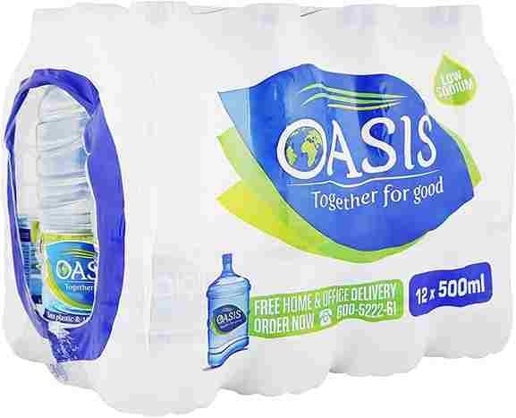 b917ebe8d4f04b43438e27434837dfad_11zon OASIS DRINKING WATER 12X500 ML - Image 1