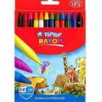 Tiptop Crayons Multicolor 12 Pcs Art Gy x 12 Packs
