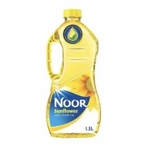 Noor Sunflower Oil 1.5L x 9 | Premium Cooking Oil | Mubarak Souq