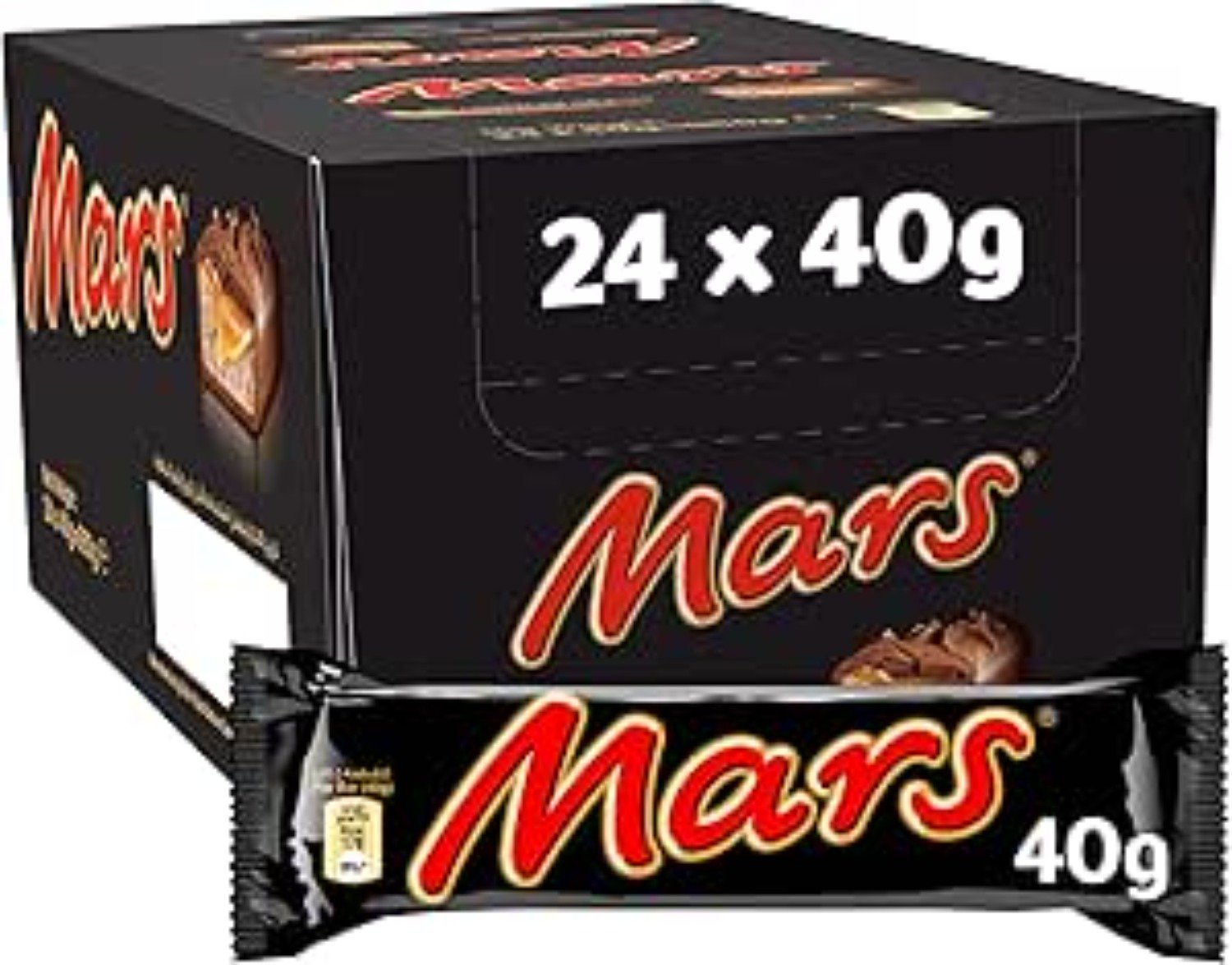 fda514805e8843052342f90822590981 Mars Chocolate Bar 40 g x 24 - Image 1