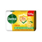 Dettol Antibacterial Bar Yellow Soap Fresh 120 g x 72 pcs