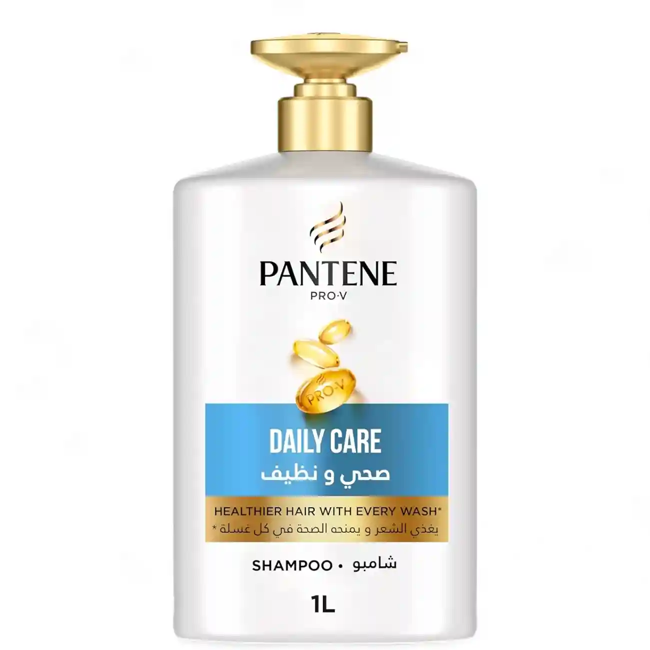 23ed25535792776f4053e07184c8ede8_11zon (1) Pantene Pro-V Daily Care 2-in-1 Shampoo 1L x 8شامبو بانتين برو-في للعناية اليومية 2 في 1، 1 لتر × 8 - الصورة 1