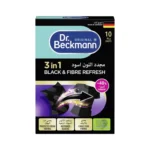Dr. Beckmann 3 in 1 Black & Fibre Refresh Sheets 10 Pcs د. بيكمان شرائح 3 في 1 لإنعاش الملابس السوداء والألياف 10 قطع