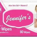 Aloe Vera Gel And Vitamin E Baby Wipes 80's