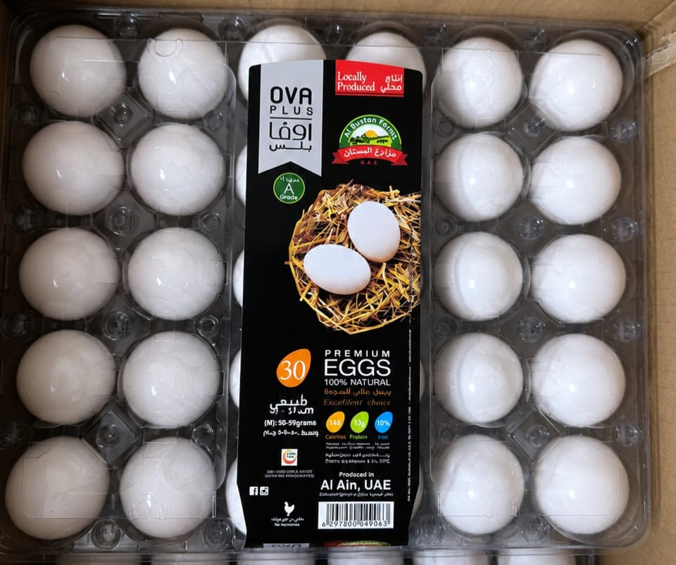 56a650b3-ab1a-4914-b187-9415cd20240b Fresh White Eggs 30x1x12 Cartoon Large بيض أبيض طازج كبير | 30 صينية × 12 بيضة - الصورة 1