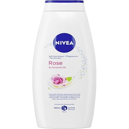 65531ee6aa42bdd7d6b9902c66ae7d46 NIVEA Rose & Almond Oil Shower Gel 250ml × 12 جل استحمام نيفيا بالورد وزيت اللوز 250 مل ×12 - الصورة 1