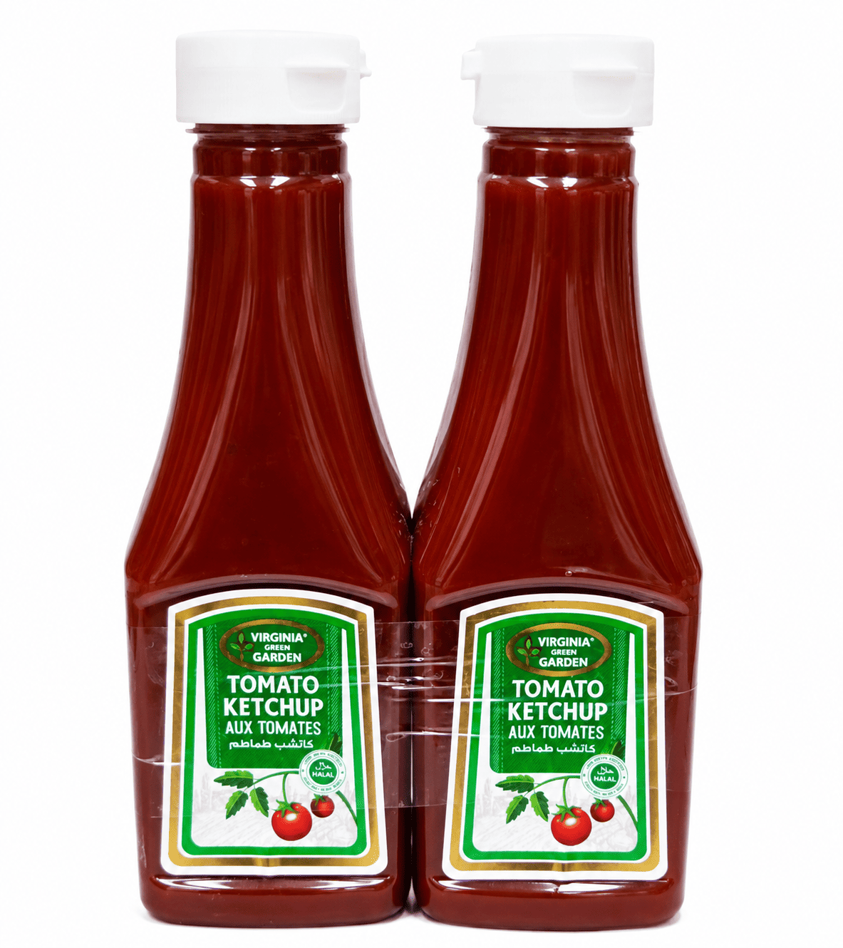 6edba7dbd54dfadeabd2f116808283ed Virginia Green Garden Aux Tomato Ketchup 340g × 6 كاتشب طماطم فيرجينيا جرين جاردن 340 جم × 6 - Image 1