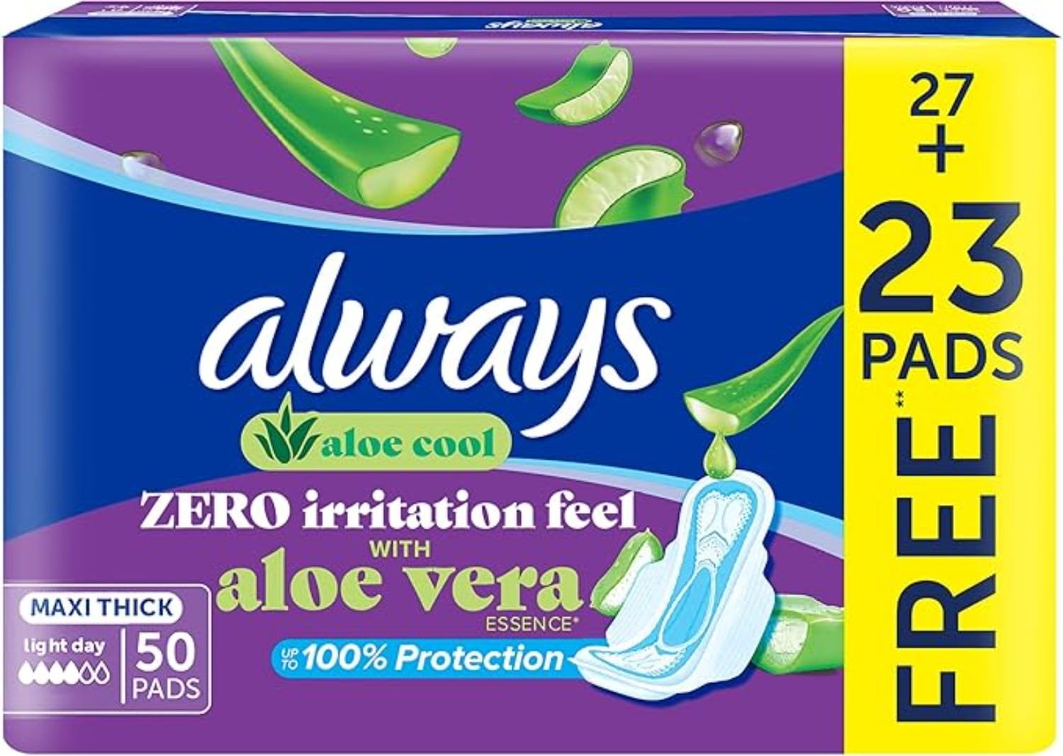 9ad0cacaa5f4c2de4daaf2f76eb0958e (2) Always Purple 50pads, Carton of 8pcs - Image 1