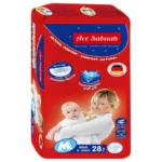 Ace Sabaah Baby Diaper, medium Size, midi 5-10kg, Pack of 28 pcs