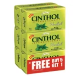 Cinthol Bar Soap 99.9% Germ Protection Herbal (With Deodarant) 125G X 72