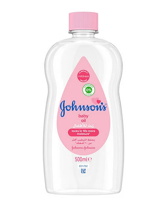 Gentle Hydration with Johnson Baby Moisturising Oil 500ml Johnson's Baby Moisturising Oil 500ml زيت ترطيب الأطفال جونسون 500 مل - الصورة 1