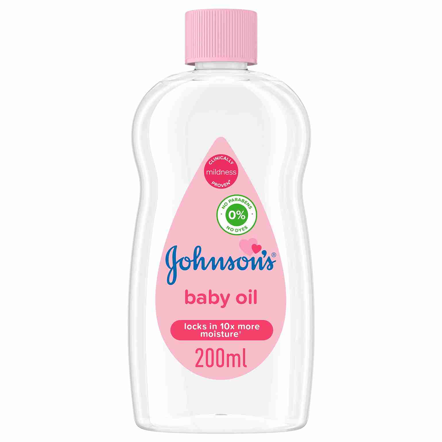 Johnson And Johnson Baby Moisturising Oil, 200 ML_11zon Johnson & Johnson Baby Moisturising Oil 200ml زيت ترطيب الأطفال جونسون آند جونسون 200 مل - Image 1