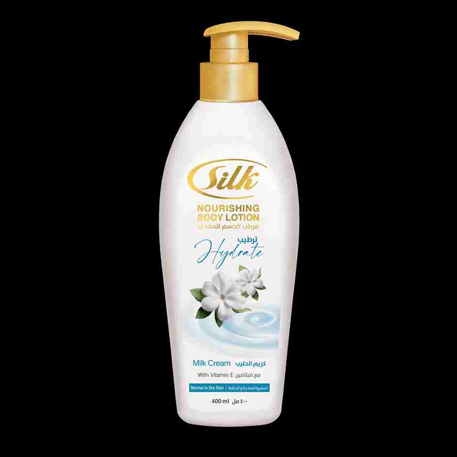 Untitled-design-41_11zon Silk Hydrate Milk Cream Nourishing Body Lotion Twin Pack | 2 × 400ml - Image 1