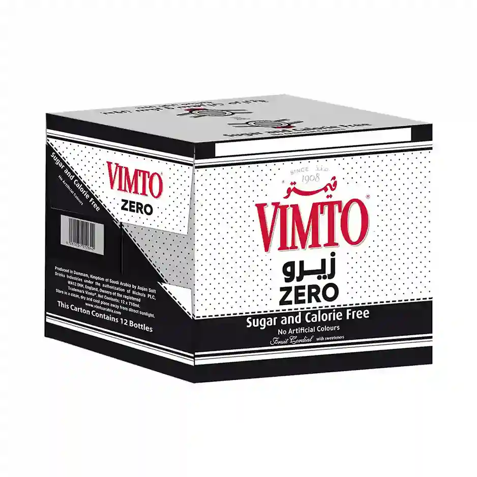 Vimto fruit Cordial zero 12 x 650 ml_11zon Vimto fruit Cordial zero 12 x 650 ml - الصورة 1