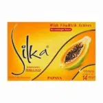 Silka Bath Soap Papaya 135 g x 72 pcsصابون سيلكا بالبابايا 135 جم × 72 قطعة