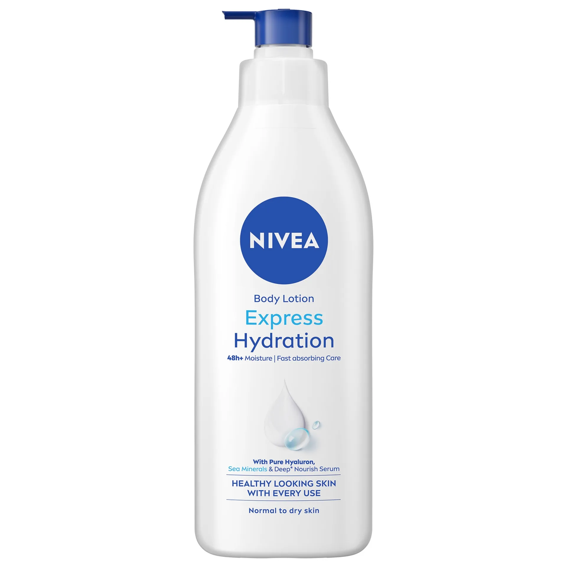 193cc62f3910fbb1f61f4d4d614c3461 Nivea Body Lotion for Normal to Dry Skin Express Hydration 400 ml نيفيا لوشن الجسم إكسبريس ترطيب للبشرة العادية إلى الجافة 400 مل - الصورة 1